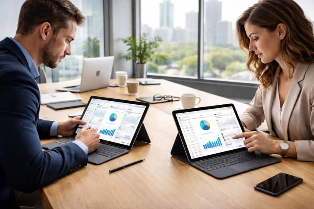 découvrez un comparatif détaillé entre la tablette tactile microsoft et l'ipad pour optimiser votre prospection b2b. analyse des fonctionnalités, performances et avantages pour les professionnels.