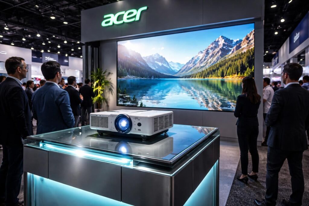 découvrez le vidéoprojecteur acer, l'outil idéal pour une projection grand format qui capte l'attention sur tous les stands.