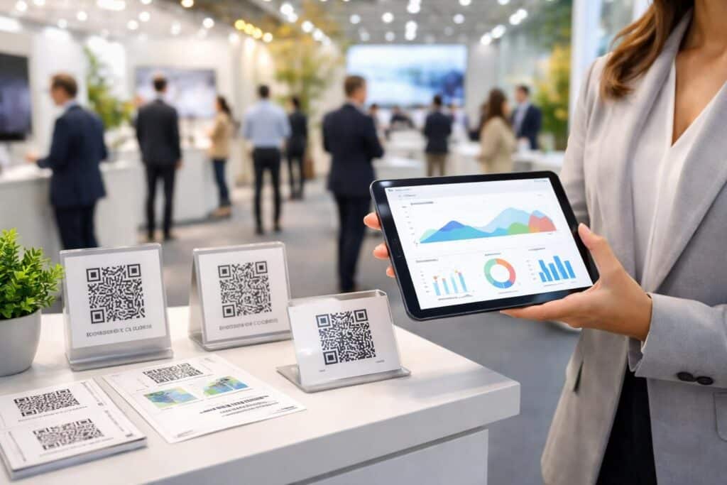 découvrez comment utiliser des qr codes avec une tablette samsung pour suivre efficacement les conversions lors de votre stand. optimisez votre suivi et analyse de données en temps réel.
