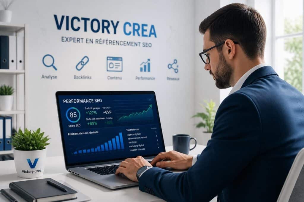 boostez la visibilité de votre site internet avec victory crea, expert en optimisation seo pour un meilleur positionnement sur les moteurs de recherche.